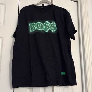 Vintage Neon Sign BOSS Bo$$ T shirt